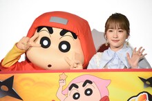 しんのすけと川栄李奈。