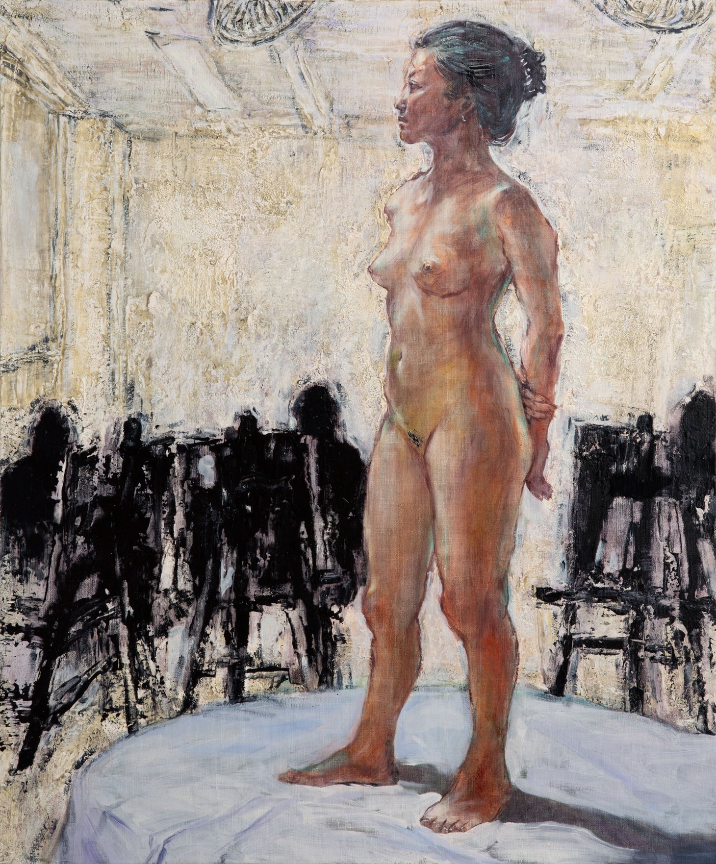 展示予定の絵画。