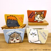 上段左から「ヒナガラス」「ケンマネコ」、下段左から「ボクトフクロウ」「キタキツネ」。