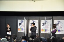 「40th Anniversary 桂正和 ～キャラクターデザインの世界展～」のトークイベントより。