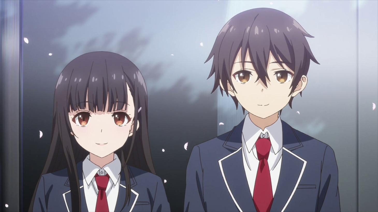 TVアニメ「継母の連れ子が元カノだった」本PVより。 (c)紙城境介・KADOKAWA/連れカノ製作委員会