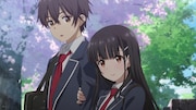TVアニメ「継母の連れ子が元カノだった」本PVより。 (c)紙城境介・KADOKAWA/連れカノ製作委員会