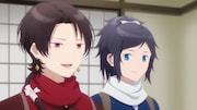 アニメ「特『刀剣乱舞-花丸-』~雪月華~」の第1幕「雪ノ巻」の場面カット。