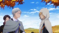 アニメ「特『刀剣乱舞-花丸-』～雪月華～」の第1幕「雪ノ巻」の場面カット。