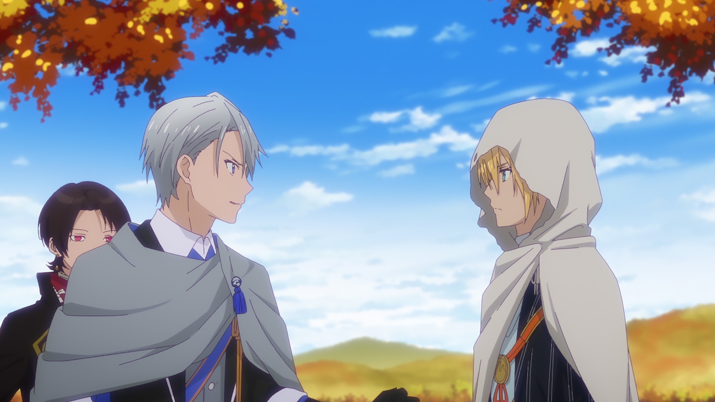 アニメ「特『刀剣乱舞-花丸-』～雪月華～」の第1幕「雪ノ巻」の場面カット。