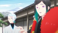 アニメ「特『刀剣乱舞-花丸-』～雪月華～」の第1幕「雪ノ巻」の場面カット。