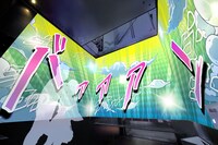 天望デッキから天望回廊に向かうエレベーター内の装飾。