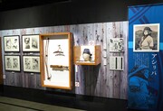 「ゴールデンカムイ展」第1ゾーン「金塊争奪戦の開幕」より。