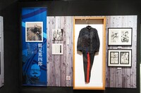 「ゴールデンカムイ展」第1ゾーン「金塊争奪戦の開幕」より。