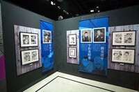 「ゴールデンカムイ展」第1ゾーン「金塊争奪戦の開幕」より。