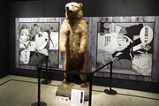「ゴールデンカムイ展」第1ゾーン「金塊争奪戦の開幕」より。