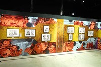 「ゴールデンカムイ展」第4ゾーン「それぞれの役目」より。