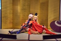 「京都国際マンガ・アニメフェア2018」より、コスプレエリアの様子。