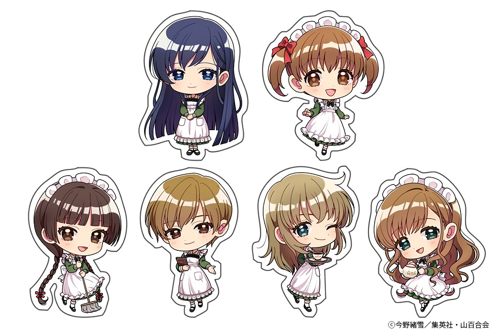 店頭予約商品の「描き下ろしSDイラスト・ミニスタンドパネル」。