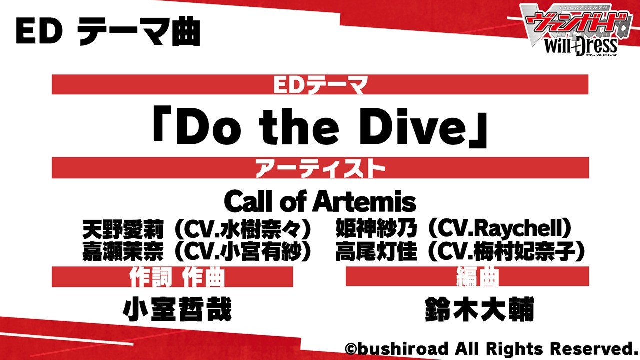 エンディングテーマの詳細。