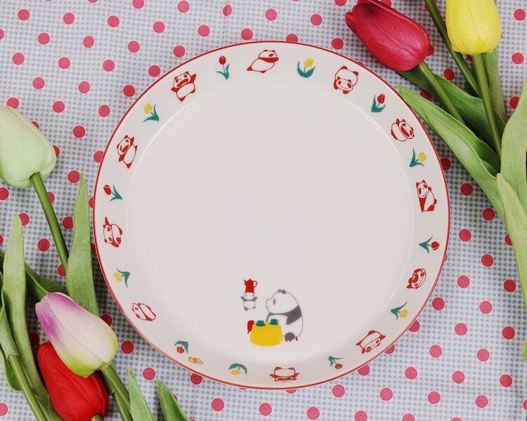 パンダコパンダ レトロかわいいダイニンググッズ登場 型抜きバウムクーヘンも コミックナタリー