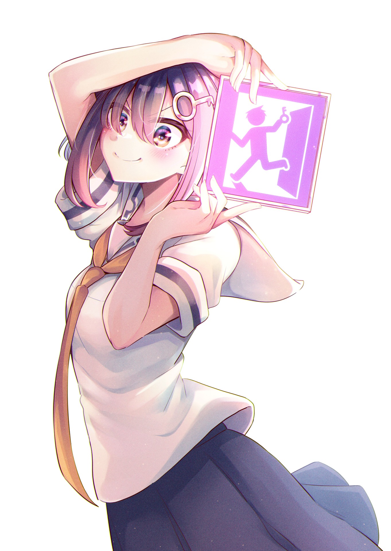 「私と脱出しませんか？」イラスト