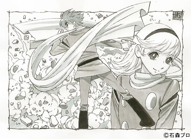 梅津泰臣による挿絵。