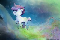 返礼品に使用されるスー・リーのイラスト。