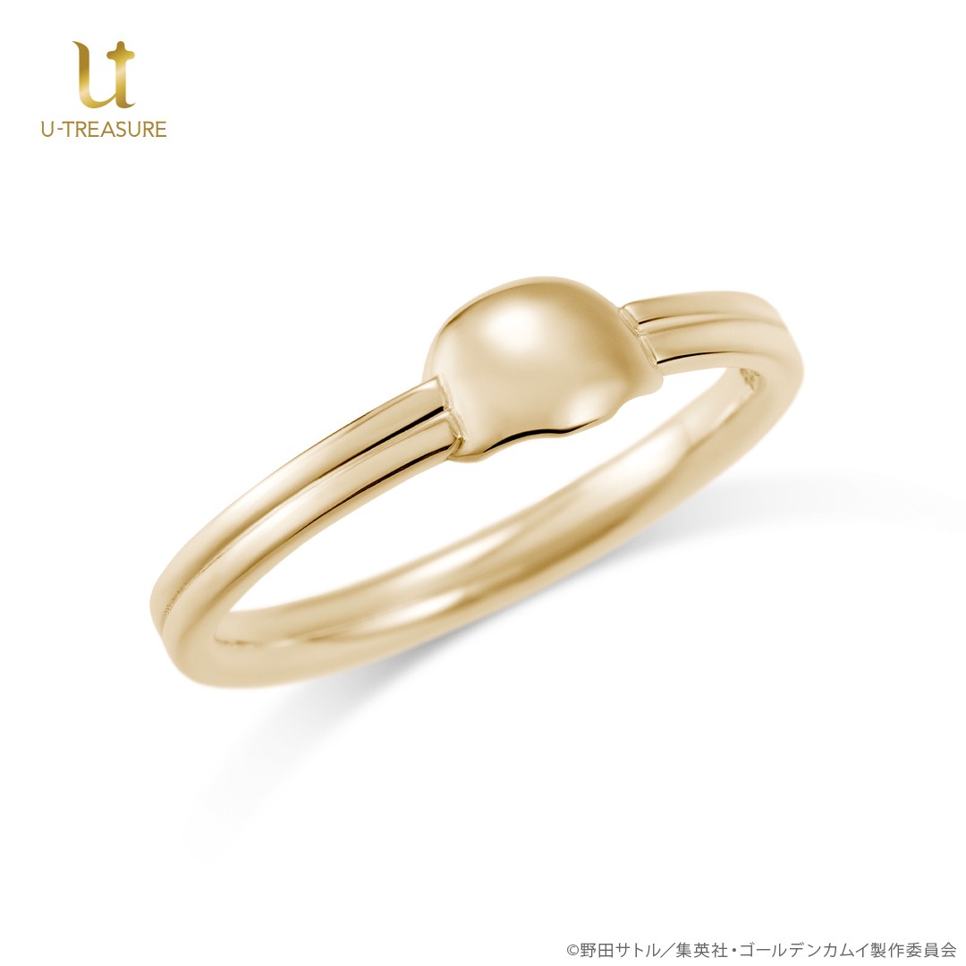 「モチーフリング（鶴見篤四郎）K10イエローゴールド」
