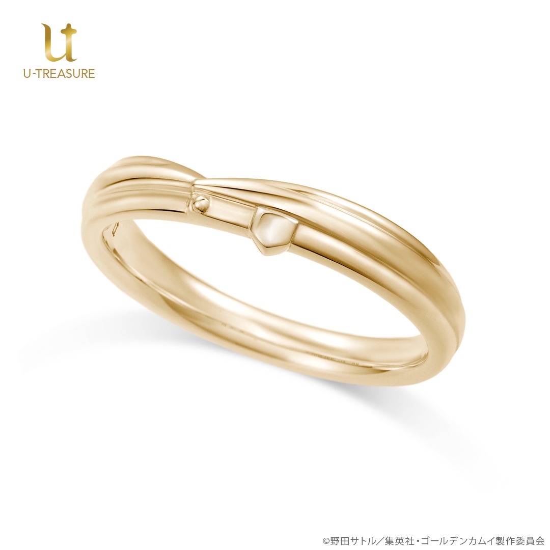 「モチーフリング（月島基） K10イエローゴールド」