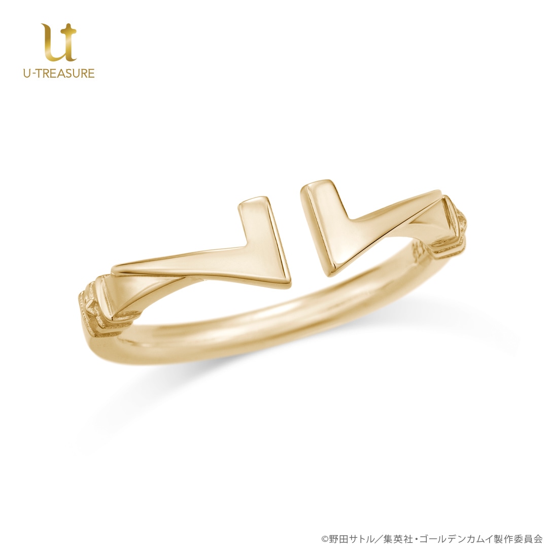 「モチーフリング（鯉登音之進） K10イエローゴールド」