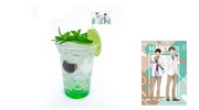 「及川と岩泉のフレッシュハーブの輝くメロンソーダ」