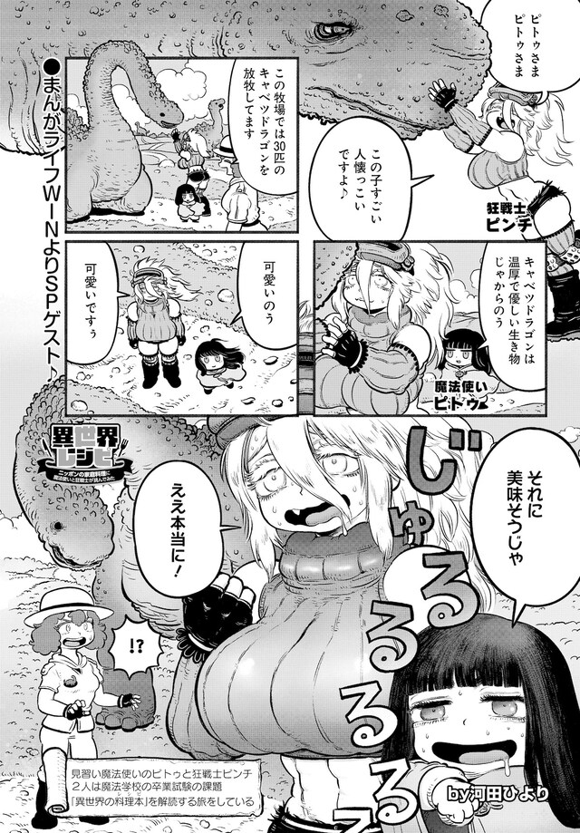 「異世界レシピ～ニッポンの家庭料理に魔法使いと狂戦士が挑んでみた～」より。