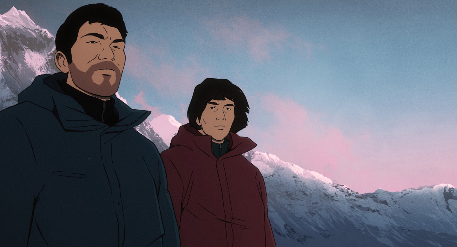 アニメ映画「神々の山嶺」より。