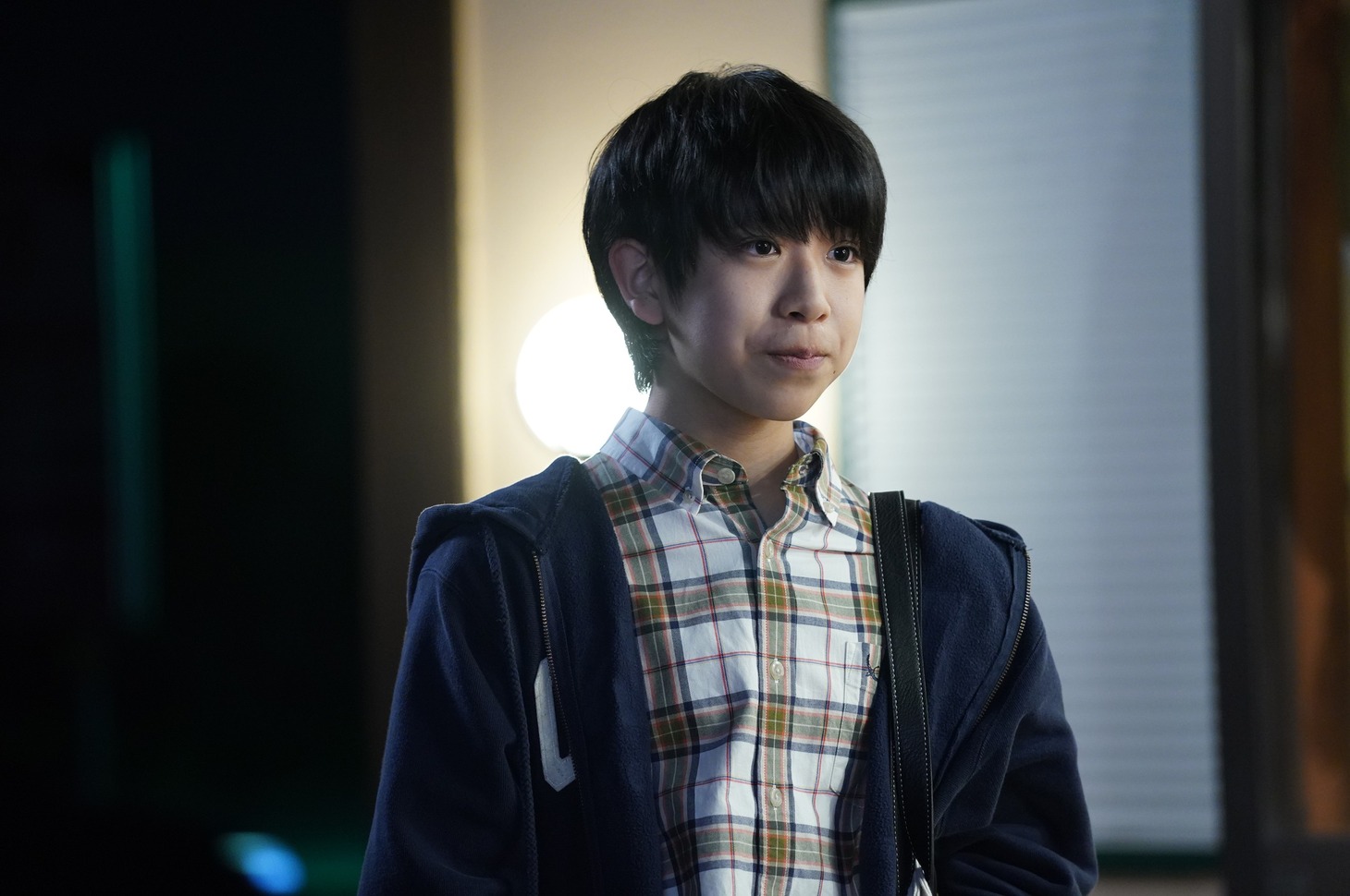 小田将聖演じる優等生の中3男子・佐藤淳一。(c)フジテレビ
