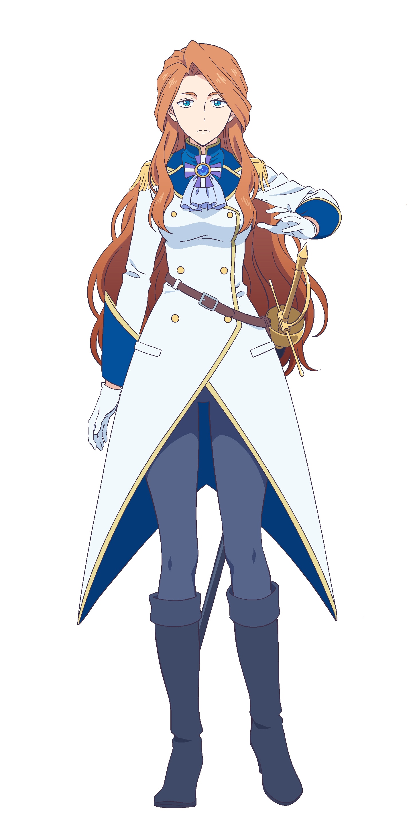 ジェシカ・シュバルツ（CV：杉山里穂）。学院の高等部に所属する生徒会の決闘委員長。エレナに絶対的な忠誠を誓うが、端から見ると信仰心に近く、シンオウジからは「会長狂い」と揶揄される。厳格な一方で、意外と乙女な一面も。 (c)天那光汰・梅津葉子／SQUARE ENIX・「金装のヴェルメイユ」製作委員会