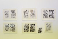 「キャッツ♥アイ」の原画。