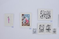 「キャッツ♥アイ」の原画。