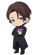 TVアニメ「VAZZROCK THE ANIMATION」放送決定に合わせて公開された、孝明のちびキャライラスト。