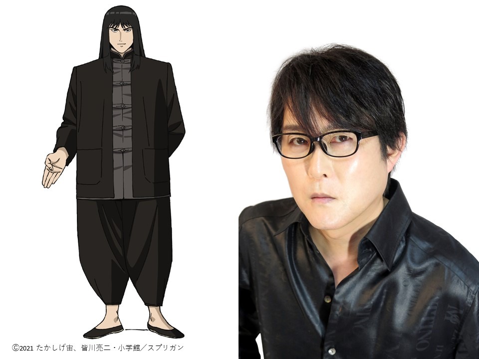 左からミラージュ、子安武人。