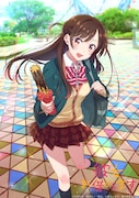 水原千鶴のデートビジュアル。