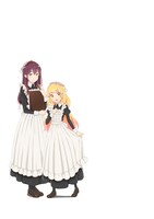 ワンダーパーラーカフェとのコラボにあたり公開された、陽芽と美月のビジュアル。