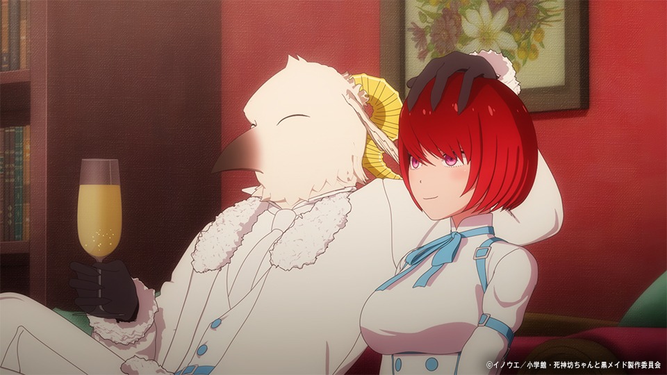 TVアニメ「死神坊ちゃんと黒メイド」より。