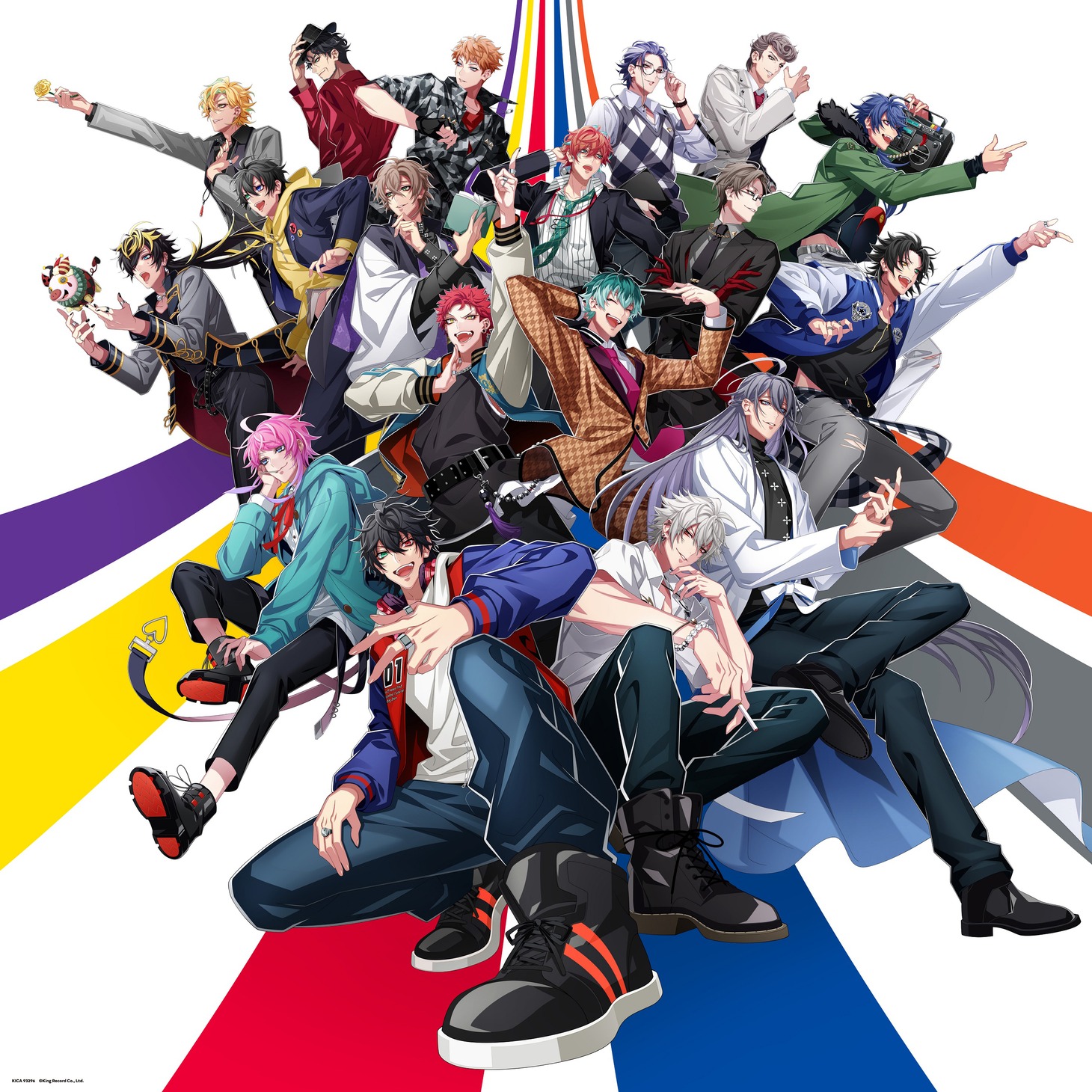 「CROSS A LINE」の描き下ろしキービジュアル。