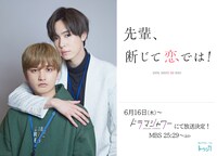 「先輩、断じて恋では！」ビジュアル