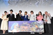 劇場アニメ「機動戦士ガンダム ククルス・ドアンの島」完成披露舞台挨拶の様子。
