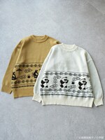 「らんま1/2 ジャガードニットプルオーバー」