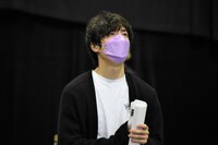 舞台「薔薇王の葬列」公開稽古の様子。