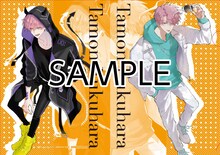 「花ゆめヒーローズ3か月連続応募者全員プレゼント祭り」のクリアファイル。(c)師走ゆき／白泉社