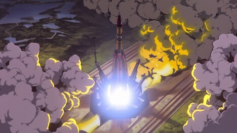 アニメ映画「王立宇宙軍 オネアミスの翼」4Kリマスター版より。