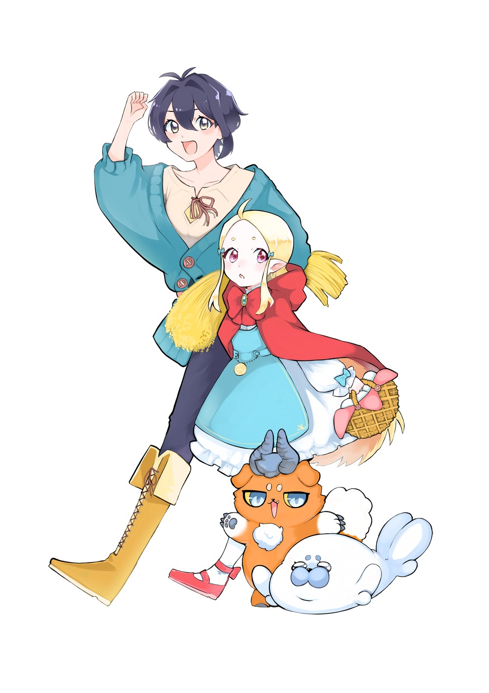 「勇者パーティーを引退して田舎で米と魔王の娘を育てます」キービジュアル (c)とめおにぎり／コアミックス (c)木野裕喜／エブリスタ