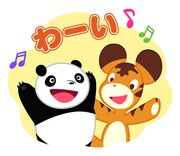 「LINE POP2」とのコラボキャンペーンでもらえるLINEスタンプ。