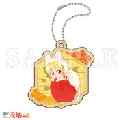 購入特典のウッドキーホルダー。