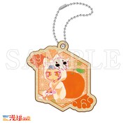 購入特典のウッドキーホルダー。