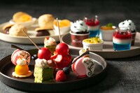 アフタヌーンティーのスイーツ。